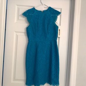 Blue lace Shoshanna dress